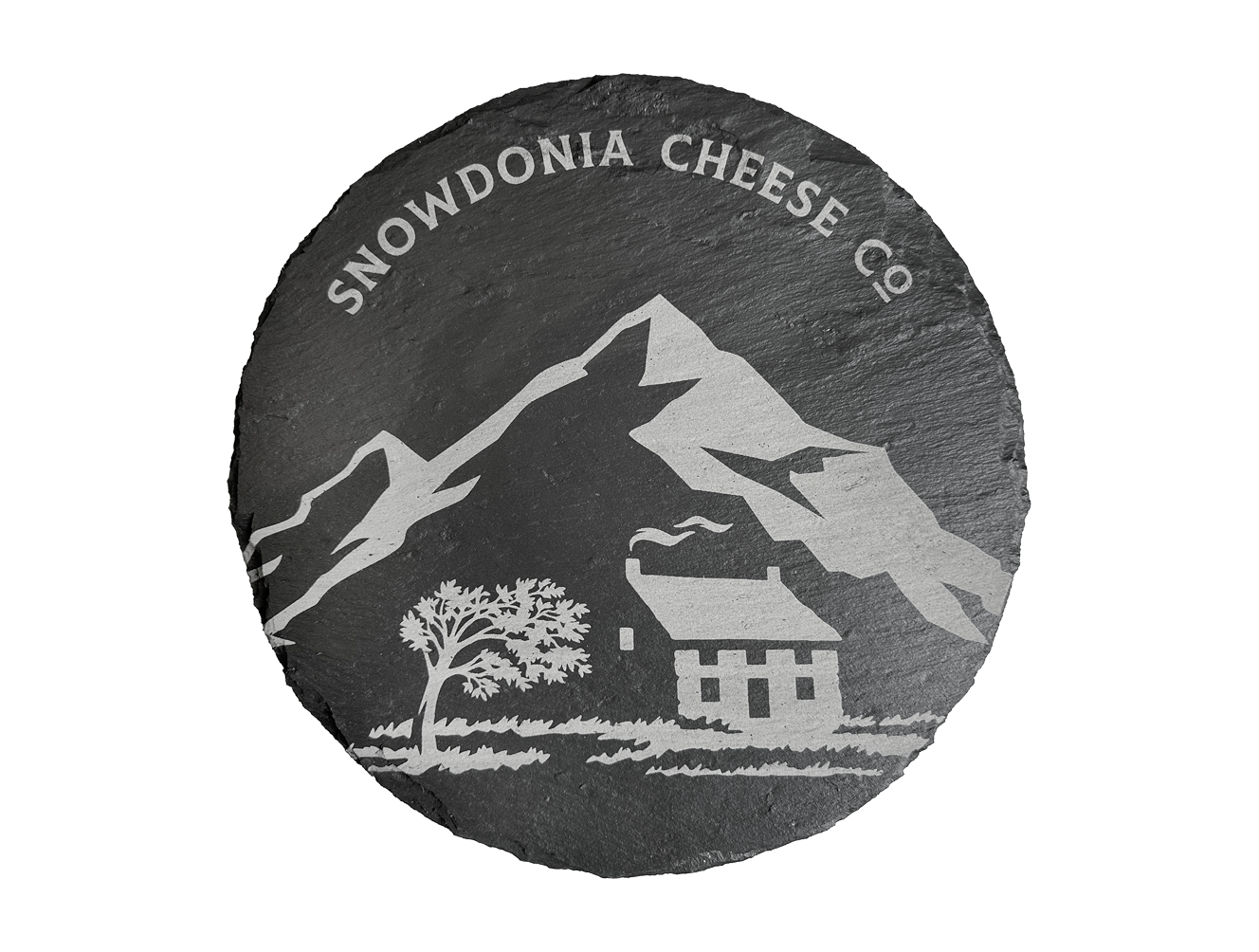 Round Slate Serving Board – Elegant Practical Cheese Serving