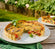 Black Bomber, roasted courgette and red pepper quiche
