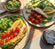 Baked Black Bomber pesto salmon