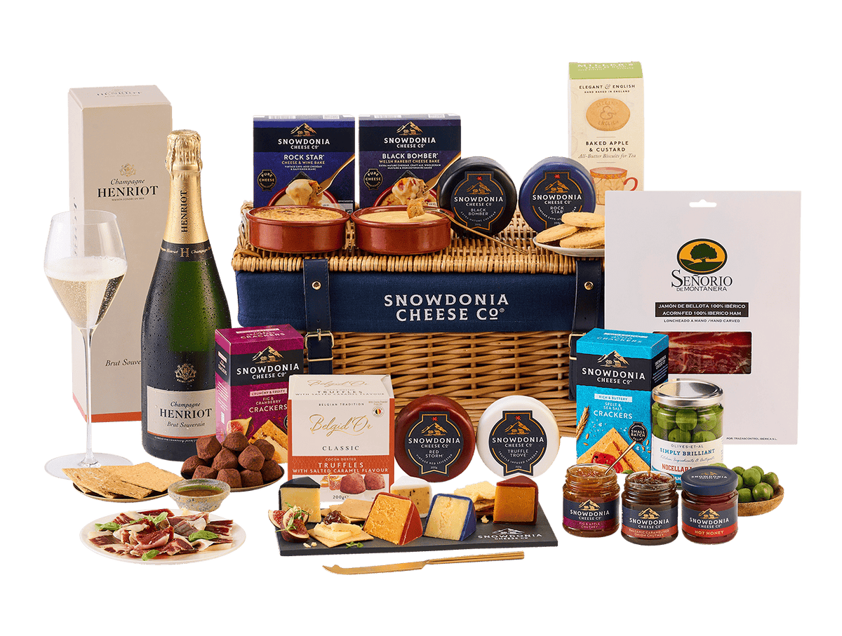 Charcuterie & Champagne Wicker Hamper