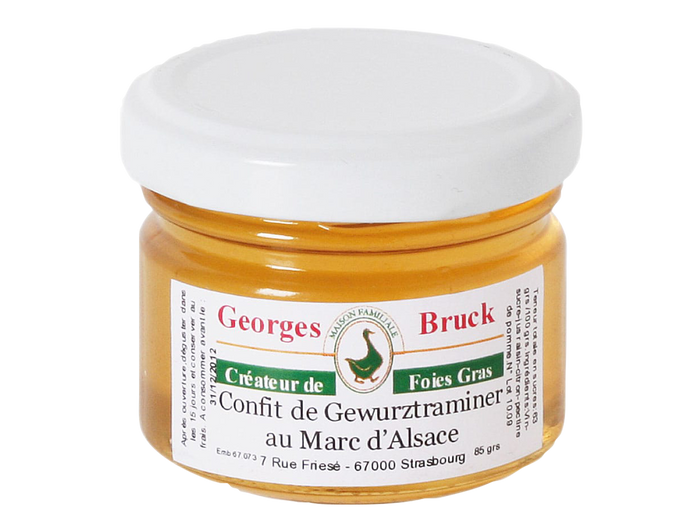 Georges Bruck Confit of Gewurztraminer au Marc d’Alsace