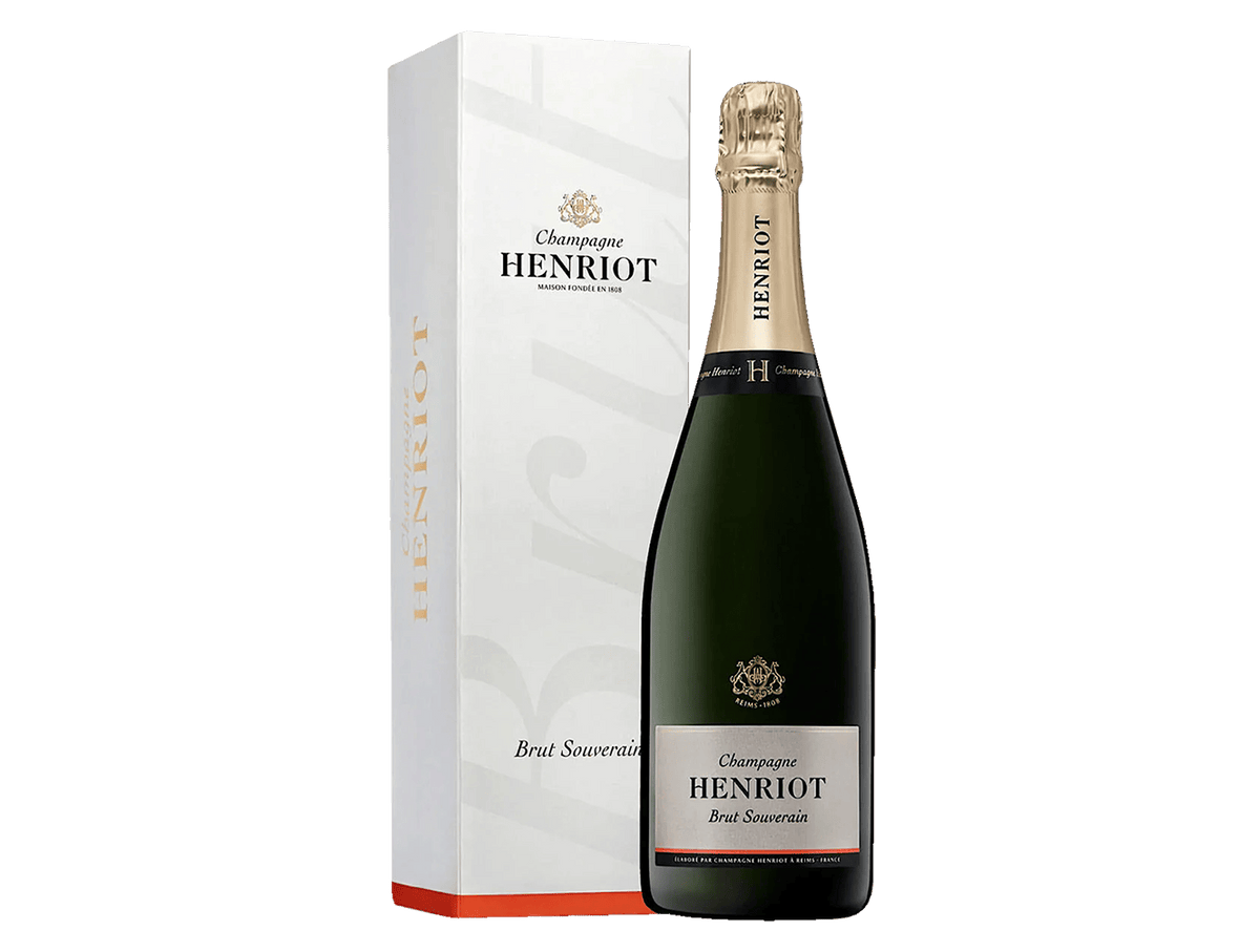 Henriot Brut Souverain NV Champagne gift box