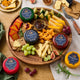 Round Acacia Wood Grazing Board