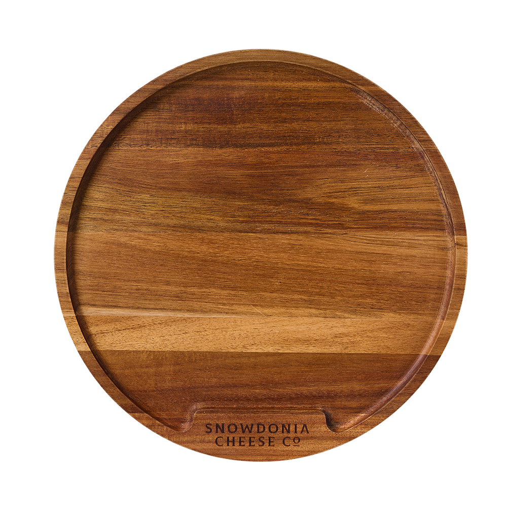 Round Acacia Wood Grazing Board