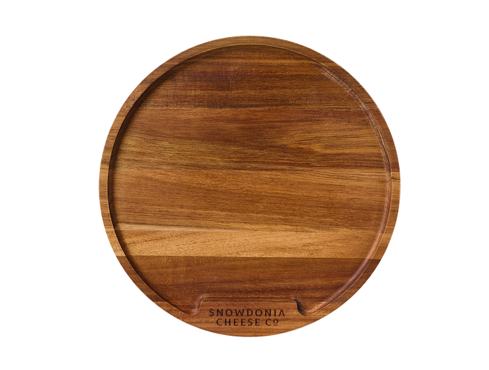 Round Acacia Wood Grazing Board