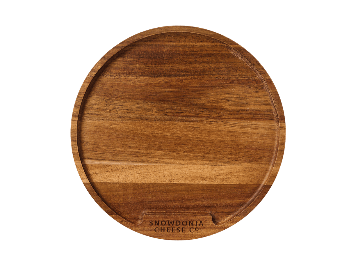 Round Acacia Wood Grazing Board