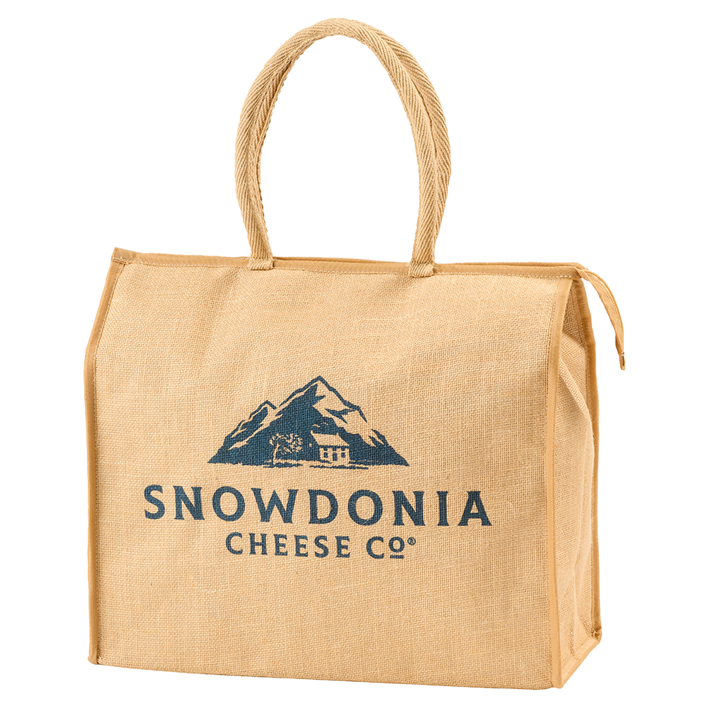 Insulated Jute Picnic Cool Bag