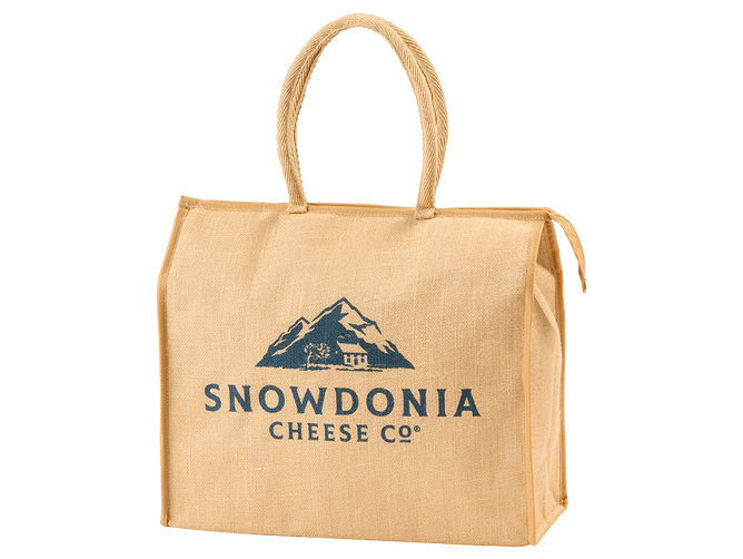 Insulated Jute Picnic Cool Bag