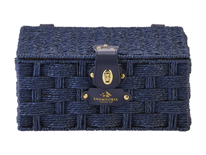 Small Slate Blue Hamper