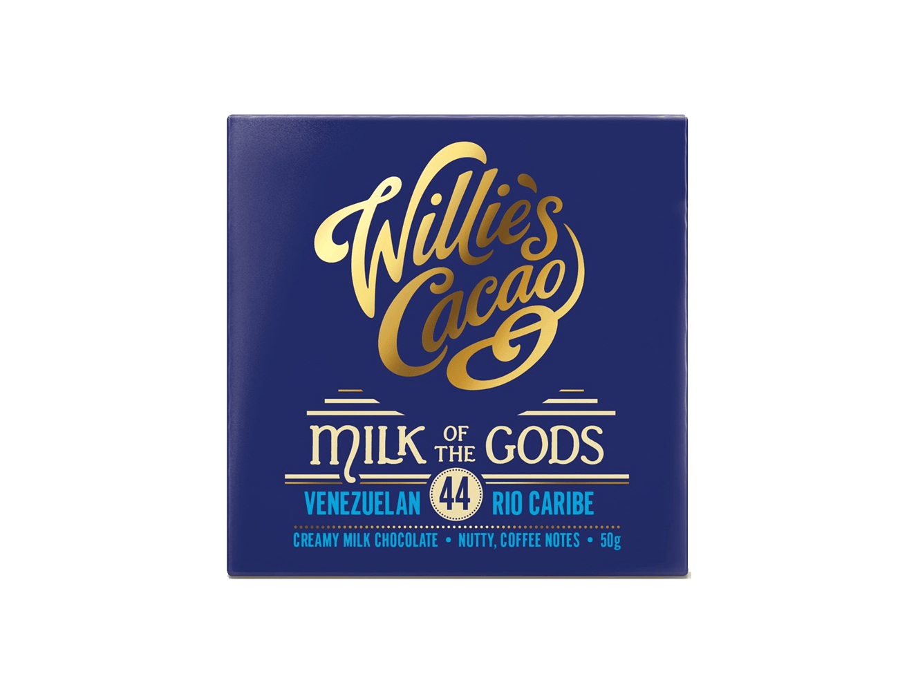 Willies Cacao Milk Gods 44% Milk Chocolate Bar