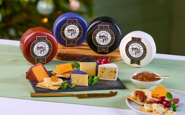 Christmas Cheese Selection & Wine Wicker Hamper
