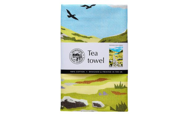 Snowdonia tea towel